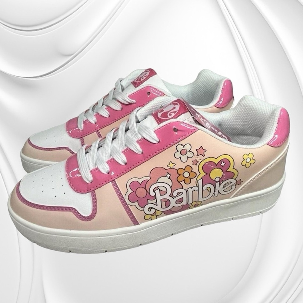 WOMEN’S BARBIE PINK CASUAL COURT SNEAKERS 👟